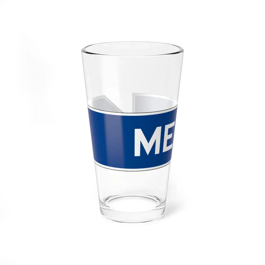 MUTCD-OH D5-H44L (Ohio) (Road Sign) Pint Glass 16oz 16oz - Go Mug Yourself