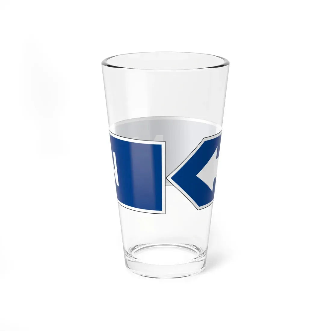 MUTCD-OH D5-H44L (Ohio) (Road Sign) Pint Glass 16oz - Go Mug Yourself