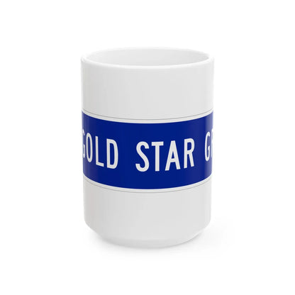 MUTCD-OH I-H14aP (Ohio) (Road Sign) White Coffee Mug 15oz - Go Mug Yourself