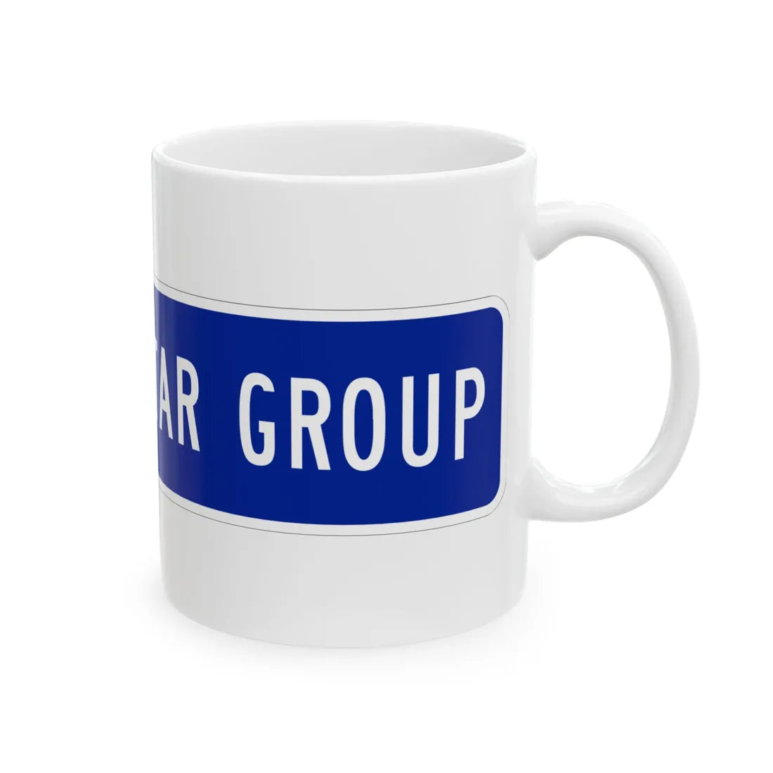 MUTCD-OH I-H14aP (Ohio) (Road Sign) White Coffee Mug - Go Mug Yourself
