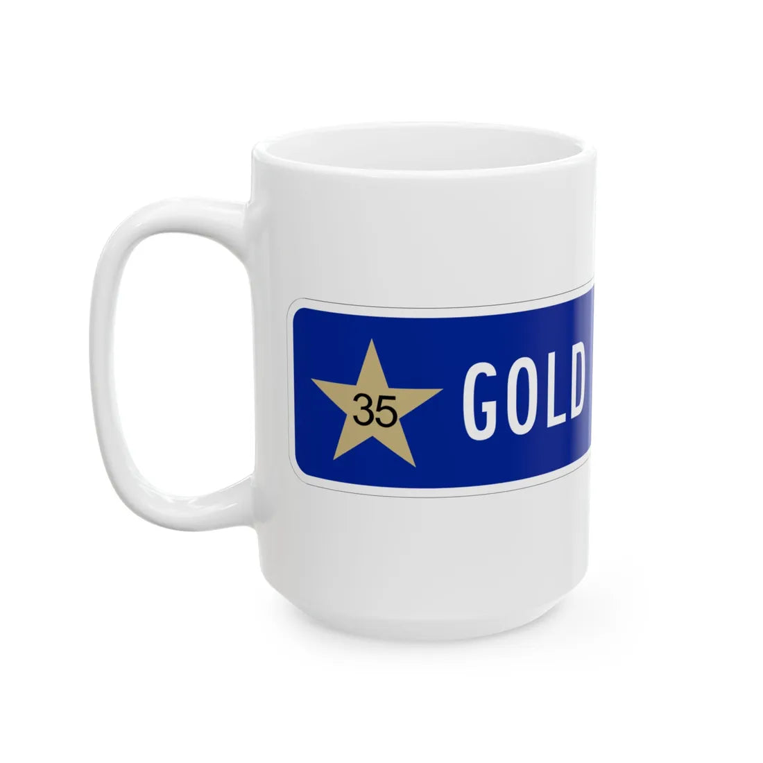 MUTCD-OH I-H14aP (Ohio) (Road Sign) White Coffee Mug - Go Mug Yourself