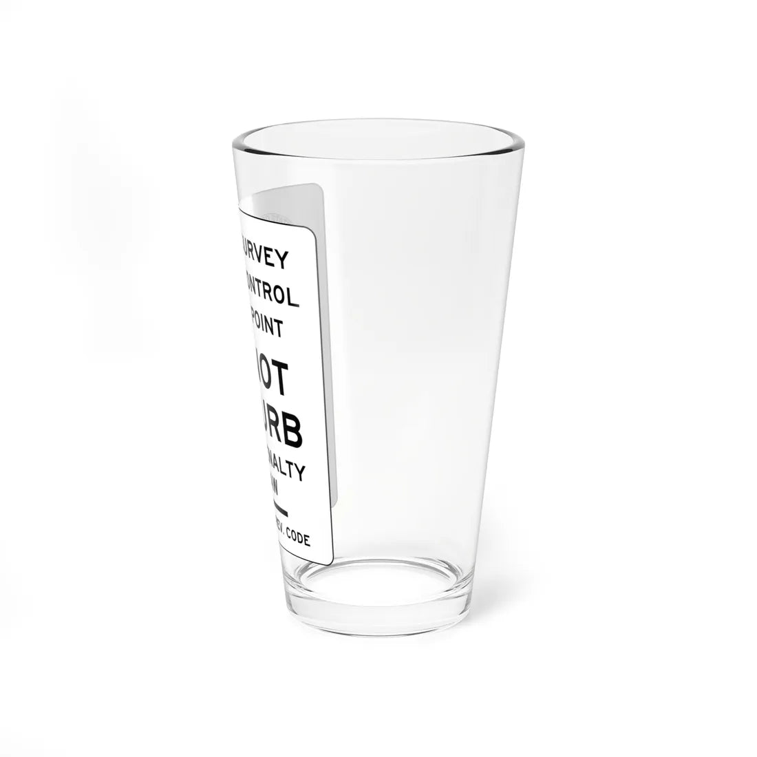 MUTCD-OH I-H16 (Ohio) (Road Sign) Pint Glss 16oz - Go Mug Yourself