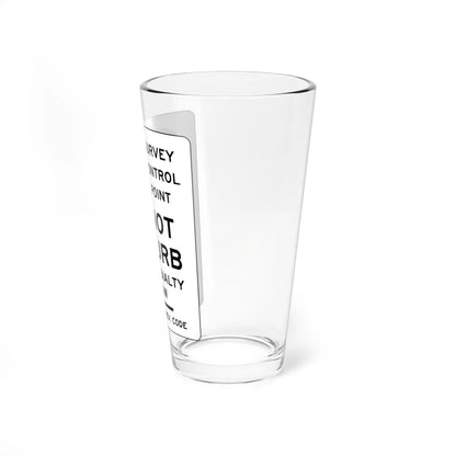 MUTCD-OH I-H16 (Ohio) (Road Sign) Pint Glss 16oz - Go Mug Yourself