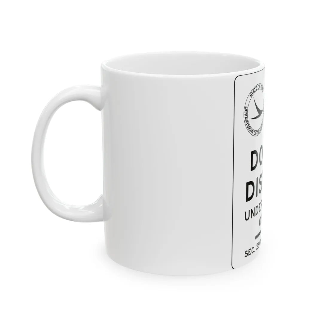 MUTCD-OH I-H16 (Ohio) (Road Sign) White Coffee Mug - Go Mug Yourself