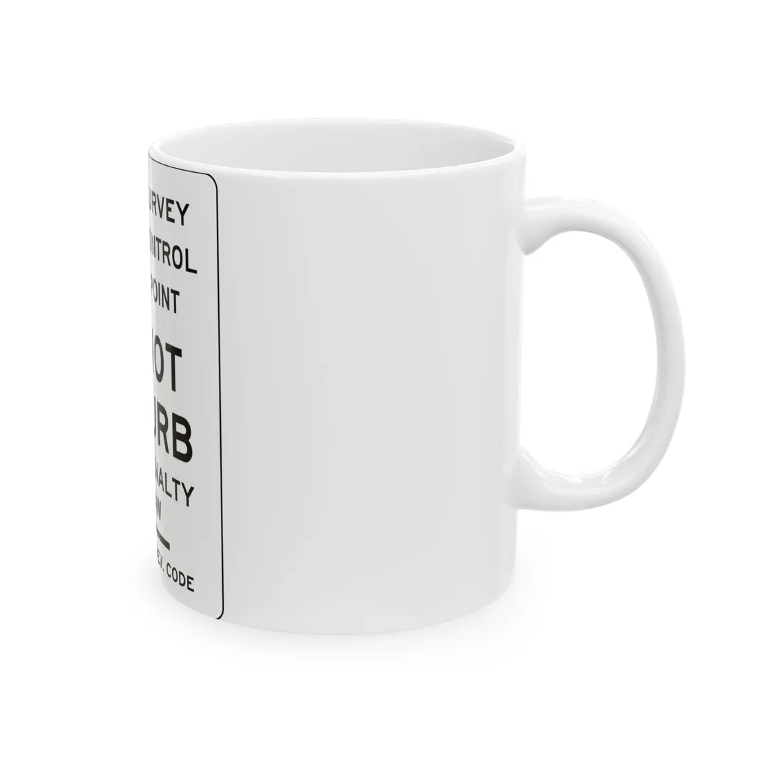 MUTCD-OH I-H16 (Ohio) (Road Sign) White Coffee Mug - Go Mug Yourself