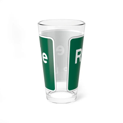 MUTCD-OH I-H2a (Ohio) (Road Sign) Pint Glass 16oz - Go Mug Yourself