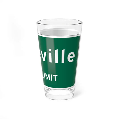 MUTCD-OH I-H2a (Ohio) (Road Sign) Pint Glass 16oz - Go Mug Yourself