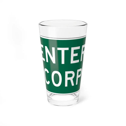 MUTCD-OH I-H2b (Ohio) (Road Sign) Pint Glass 16oz 16oz - Go Mug Yourself