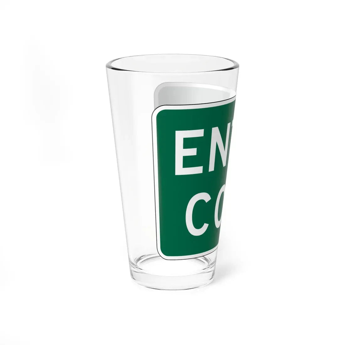 MUTCD-OH I-H2b (Ohio) (Road Sign) Pint Glass 16oz - Go Mug Yourself