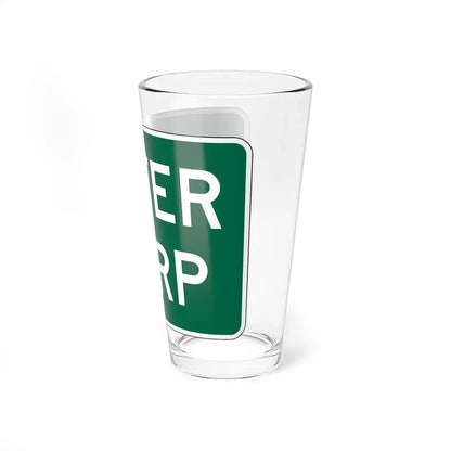 MUTCD-OH I-H2b (Ohio) (Road Sign) Pint Glass 16oz - Go Mug Yourself
