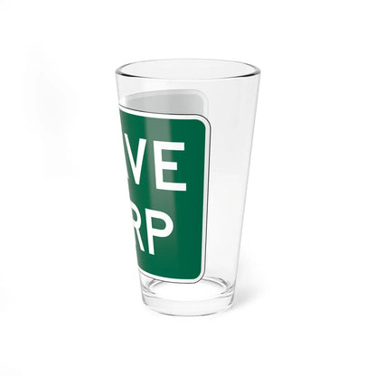 MUTCD-OH I-H2c (Ohio) (Road Sign) Pint Glss 16oz - Go Mug Yourself