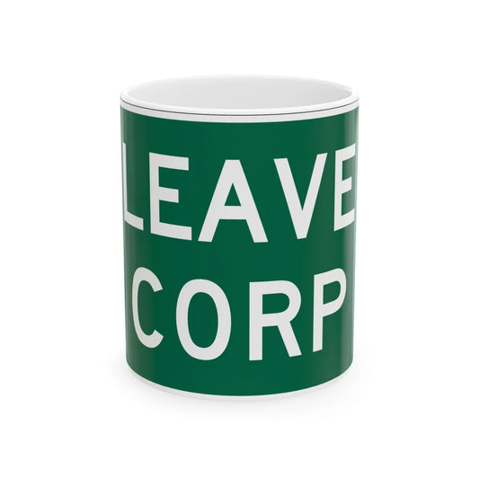 MUTCD-OH I-H2c (Ohio) (Road Sign) White Coffee Mug 11oz - Go Mug Yourself