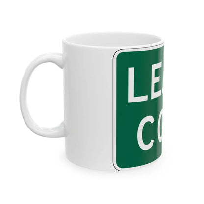MUTCD-OH I-H2c (Ohio) (Road Sign) White Coffee Mug - Go Mug Yourself