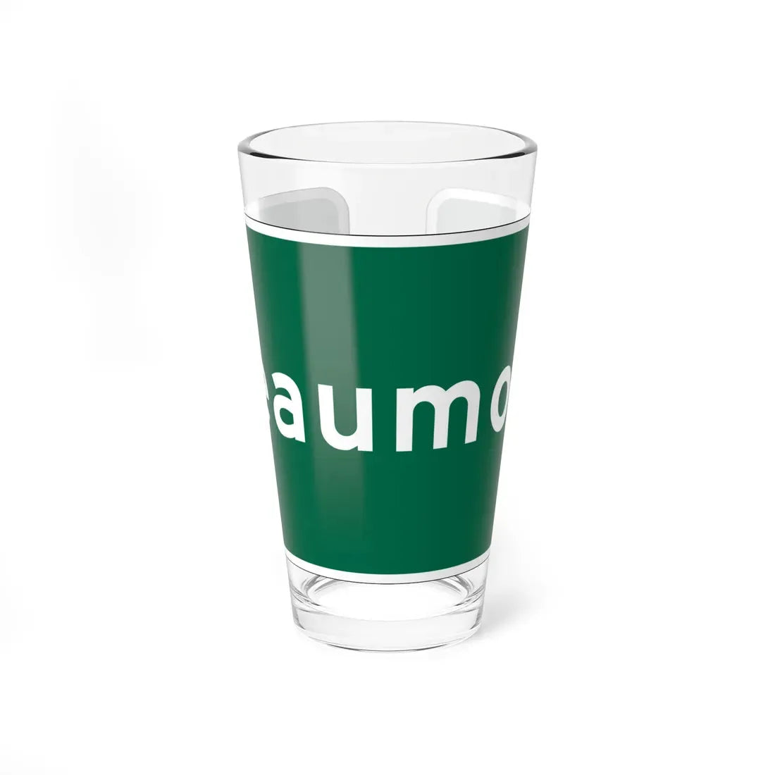 MUTCD-OH I-H2d (Ohio) (Road Sign) Pint Glass 16oz 16oz - Go Mug Yourself