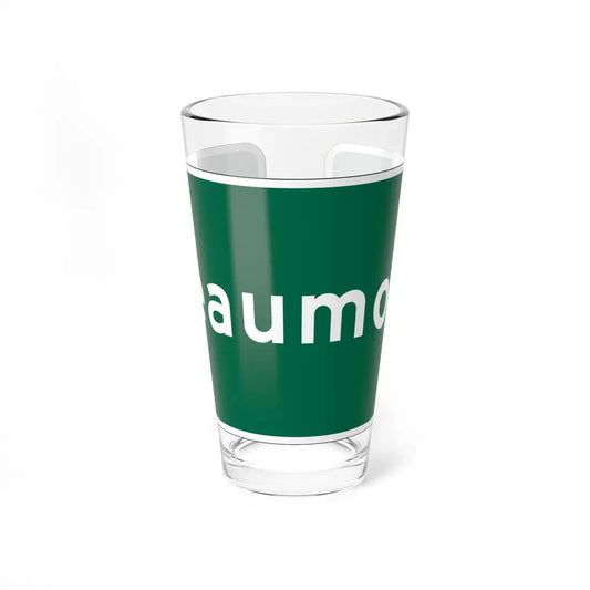 MUTCD-OH I-H2d (Ohio) (Road Sign) Pint Glass 16oz 16oz - Go Mug Yourself