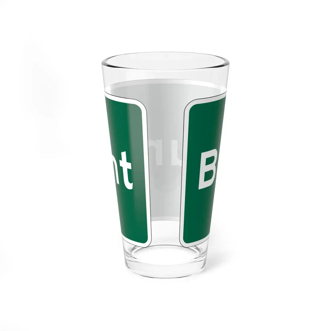 MUTCD-OH I-H2d (Ohio) (Road Sign) Pint Glass 16oz - Go Mug Yourself