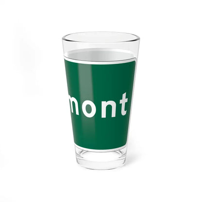 MUTCD-OH I-H2d (Ohio) (Road Sign) Pint Glass 16oz - Go Mug Yourself