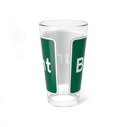 MUTCD-OH I-H2d (Ohio) (Road Sign) Pint Glss 16oz - Go Mug Yourself