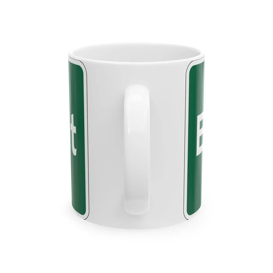 MUTCD-OH I-H2d (Ohio) (Road Sign) White Coffee Mug - Go Mug Yourself