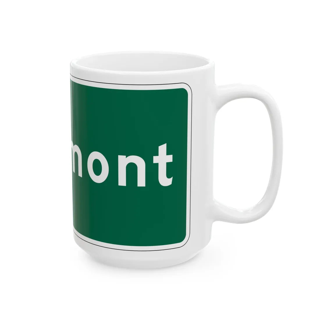 MUTCD-OH I-H2d (Ohio) (Road Sign) White Coffee Mug - Go Mug Yourself