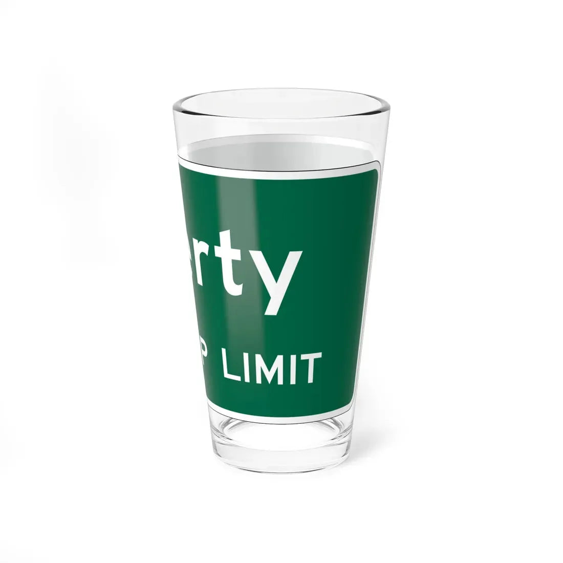 MUTCD-OH I-H2e (Ohio) (Road Sign) Pint Glass 16oz - Go Mug Yourself