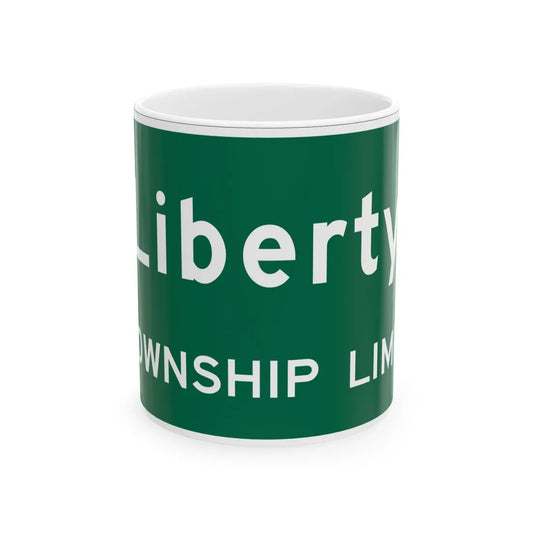 MUTCD-OH I-H2e (Ohio) (Road Sign) White Coffee Mug 11oz - Go Mug Yourself