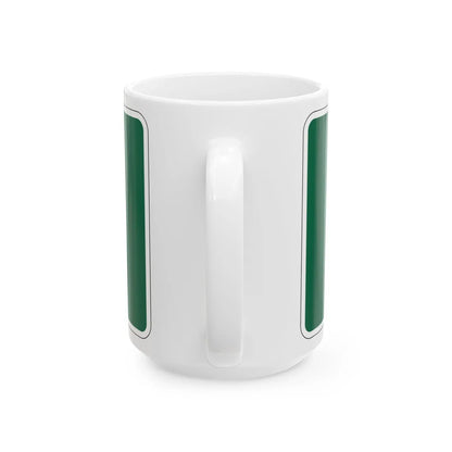 MUTCD-OH I-H2e (Ohio) (Road Sign) White Coffee Mug - Go Mug Yourself