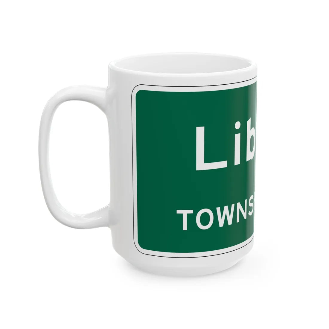 MUTCD-OH I-H2e (Ohio) (Road Sign) White Coffee Mug - Go Mug Yourself