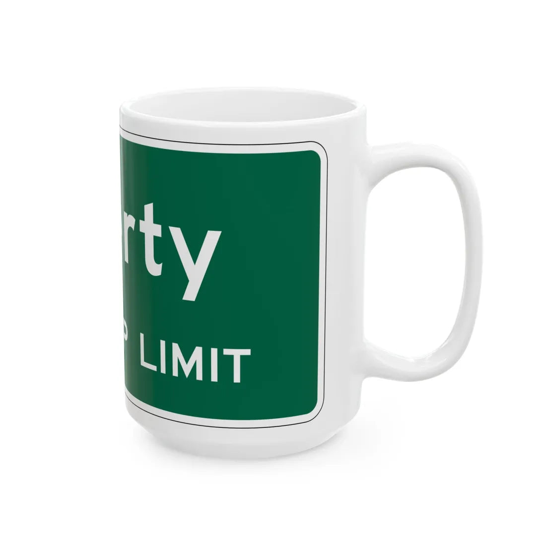 MUTCD-OH I-H2e (Ohio) (Road Sign) White Coffee Mug - Go Mug Yourself