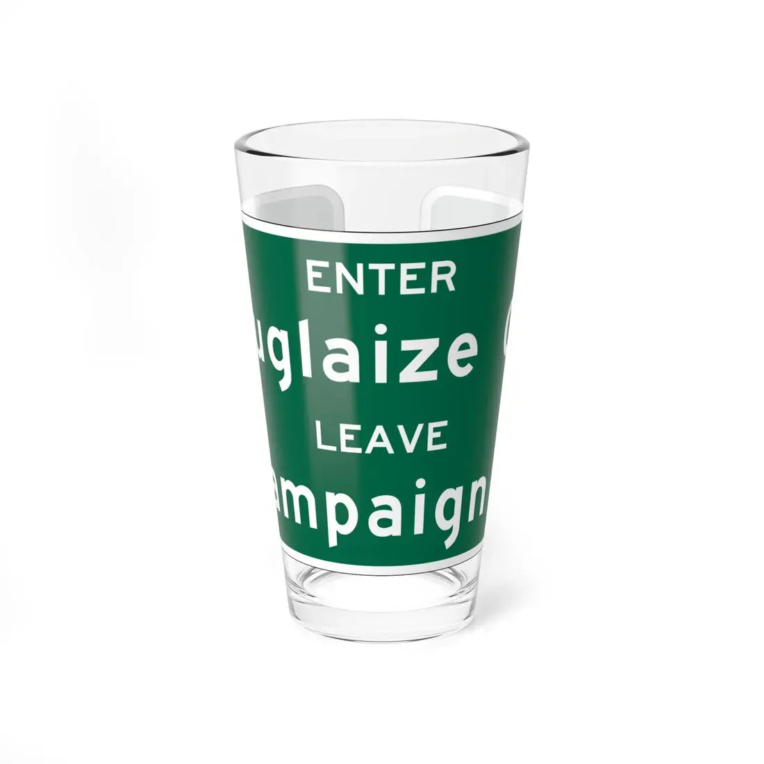 MUTCD-OH I-H2f (Ohio) (Road Sign) Pint Glass 16oz 16oz - Go Mug Yourself