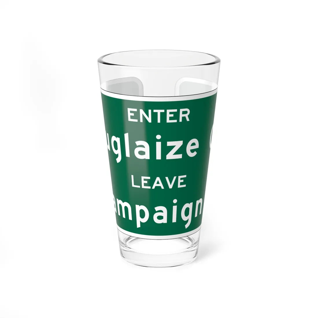 MUTCD-OH I-H2f (Ohio) (Road Sign) Pint Glss 16oz 16oz - Go Mug Yourself