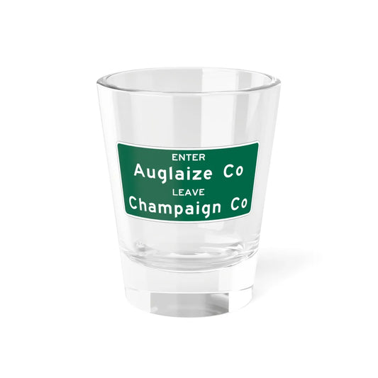 MUTCD-OH I-H2f (Ohio) (Road Sign) Shot Glass 1.5oz 1.5oz - Go Mug Yourself