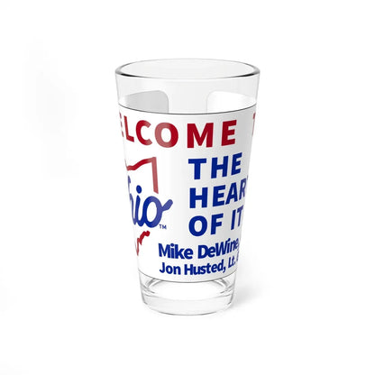 MUTCD-OH I-H2i (Ohio) (Road Sign) Pint Glass 16oz 16oz - Go Mug Yourself