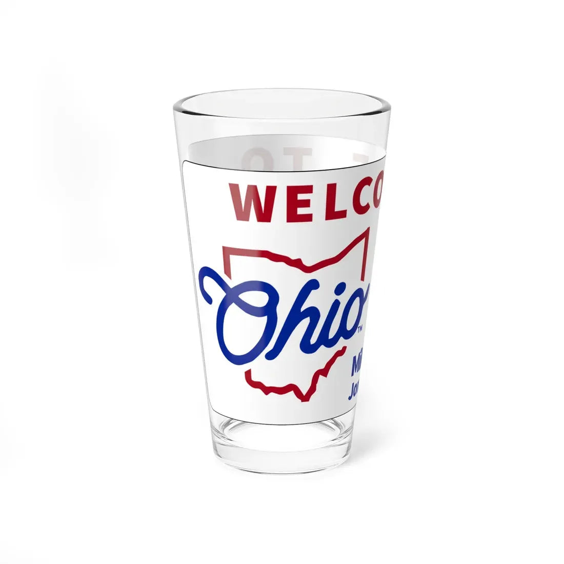 MUTCD-OH I-H2i (Ohio) (Road Sign) Pint Glass 16oz - Go Mug Yourself