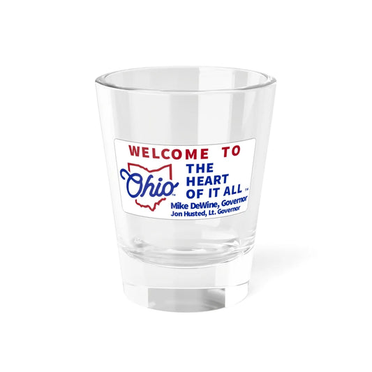 MUTCD-OH I-H2i (Ohio) (Road Sign) Shot Glass 1.5oz 1.5oz - Go Mug Yourself