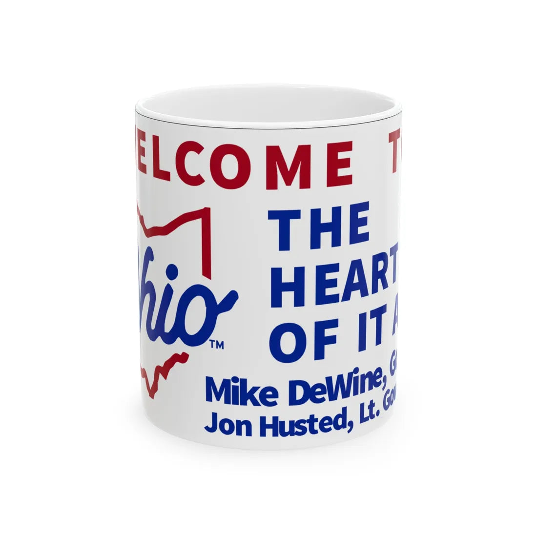 MUTCD-OH I-H2i (Ohio) (Road Sign) White Coffee Mug 11oz - Go Mug Yourself