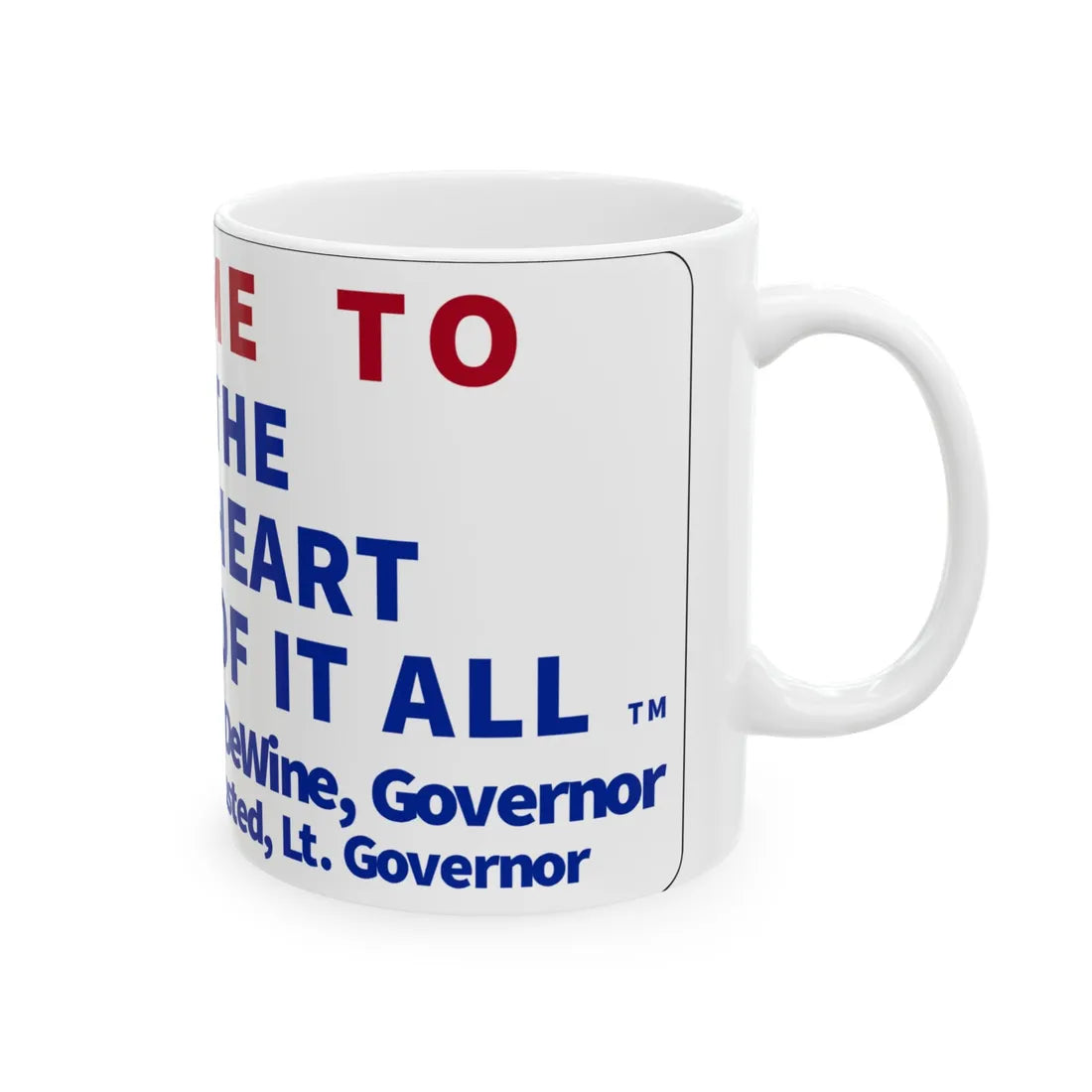 MUTCD-OH I-H2i (Ohio) (Road Sign) White Coffee Mug - Go Mug Yourself