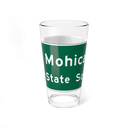 MUTCD-OH I-H3b (Ohio) (Road Sign) Pint Glass 16oz - Go Mug Yourself