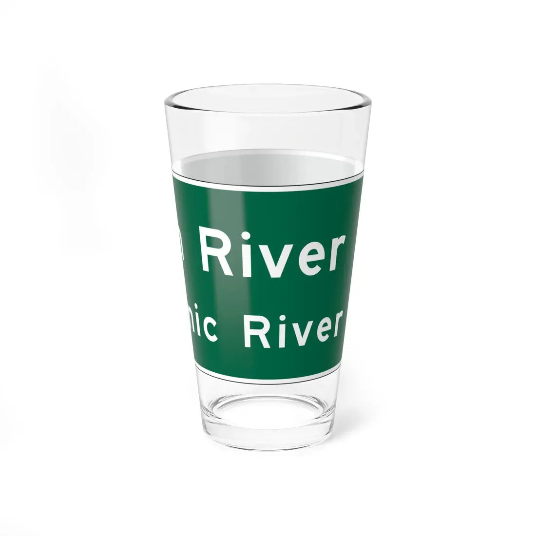 MUTCD-OH I-H3b (Ohio) (Road Sign) Pint Glass 16oz - Go Mug Yourself