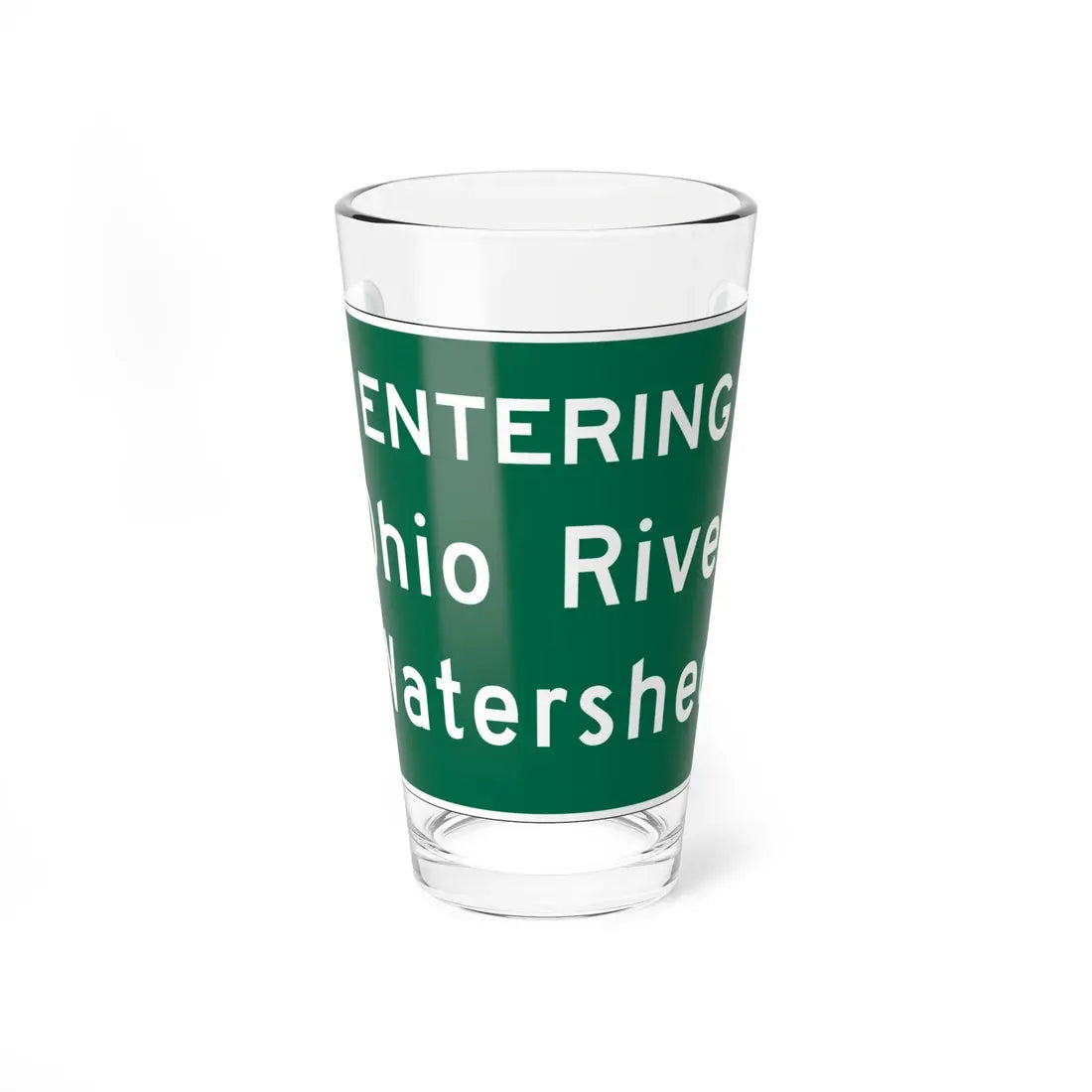 MUTCD-OH I-H3d (Ohio) (Road Sign) Pint Glass 16oz 16oz - Go Mug Yourself
