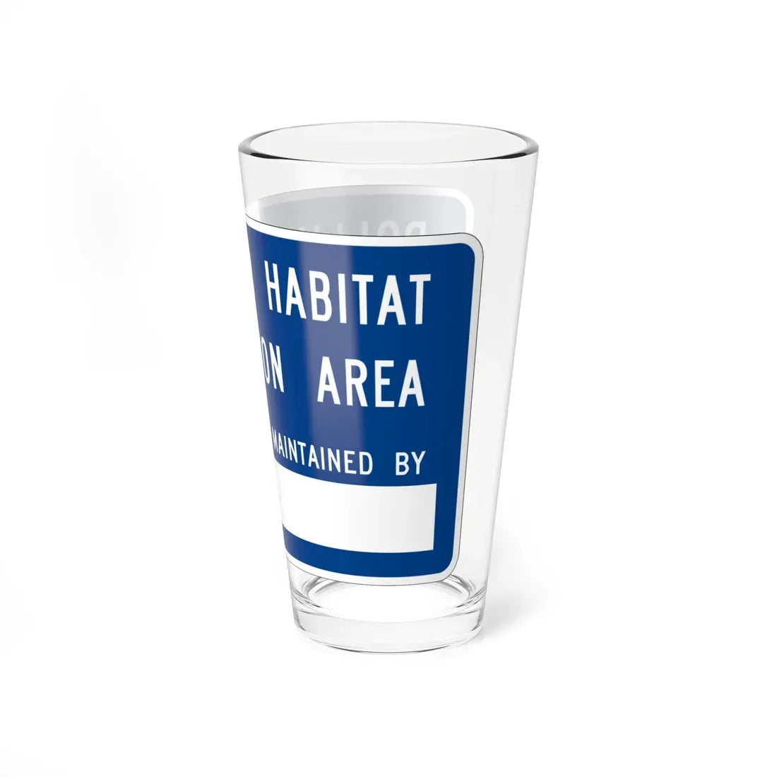 MUTCD-OH I20-H6a (Ohio) (Road Sign) Pint Glass 16oz - Go Mug Yourself