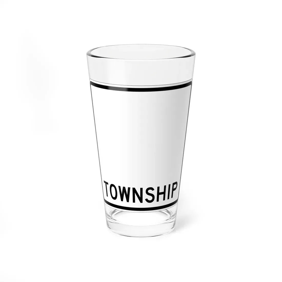 MUTCD-OH M1-H6b (Ohio) (Road Sign) Pint Glass 16oz 16oz - Go Mug Yourself