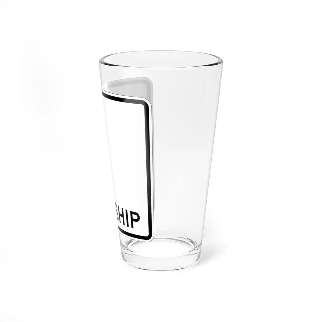 MUTCD-OH M1-H6b (Ohio) (Road Sign) Pint Glass 16oz - Go Mug Yourself