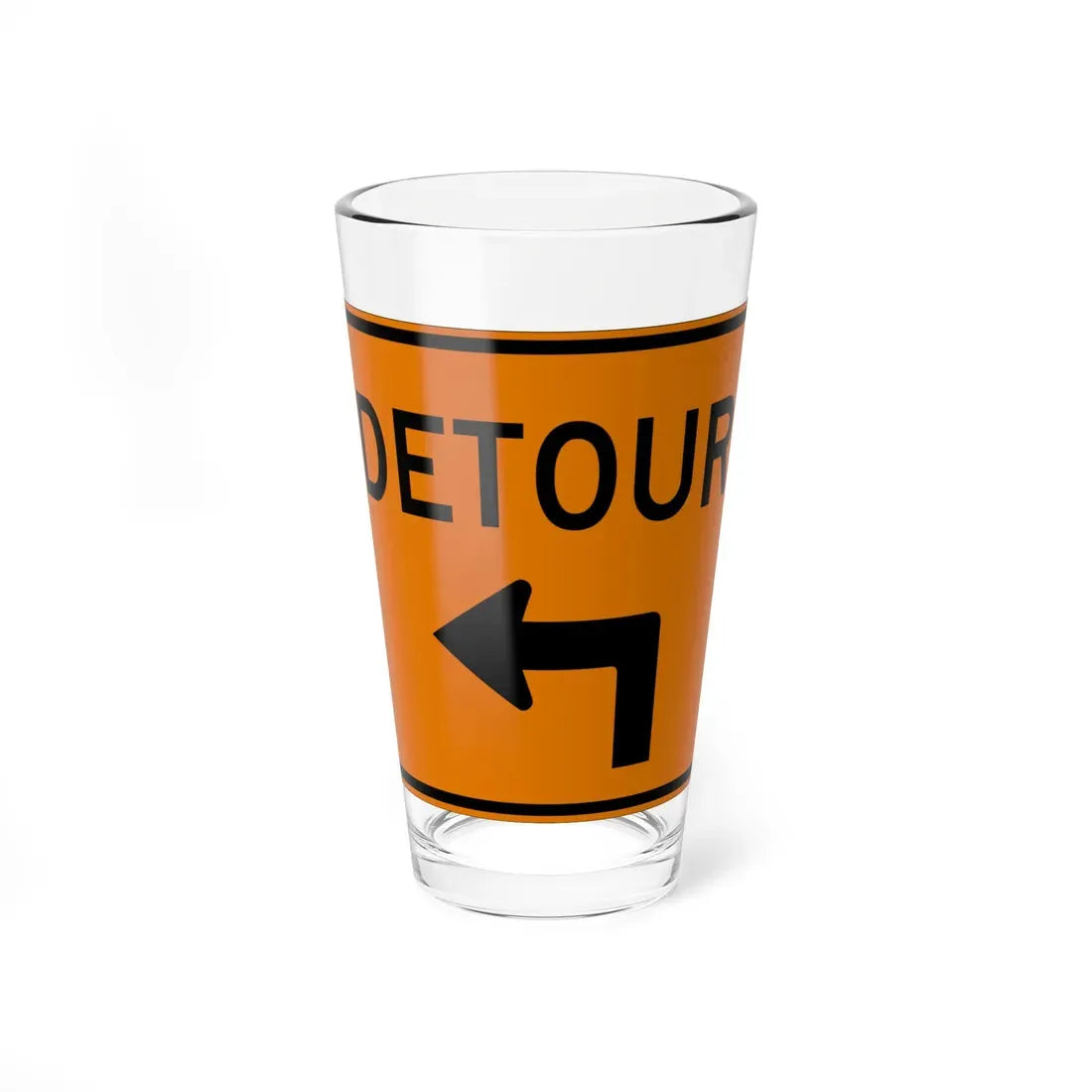 MUTCD-OH M4-H9L (Ohio) (Road Sign) Pint Glass 16oz 16oz - Go Mug Yourself