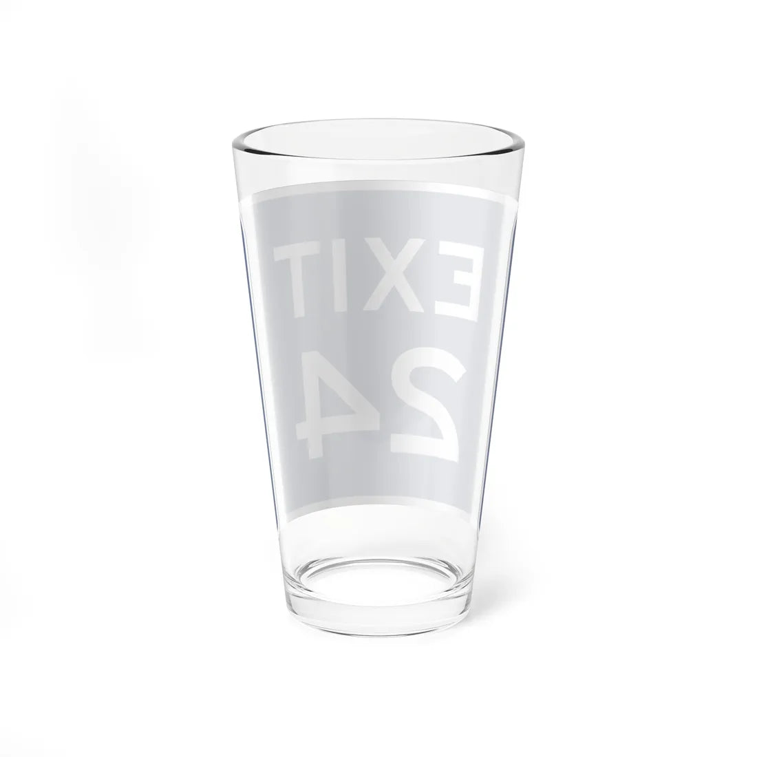 MUTCD-OH M5-H7 blue (Ohio) (Road Sign) Pint Glass 16oz - Go Mug Yourself