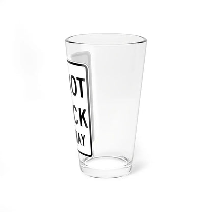 MUTCD-OH R10-H7a (Ohio) (Road Sign) Pint Glss 16oz - Go Mug Yourself