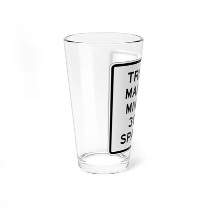 MUTCD-OH R12-H6 (Ohio) (Road Sign) Pint Glss 16oz - Go Mug Yourself