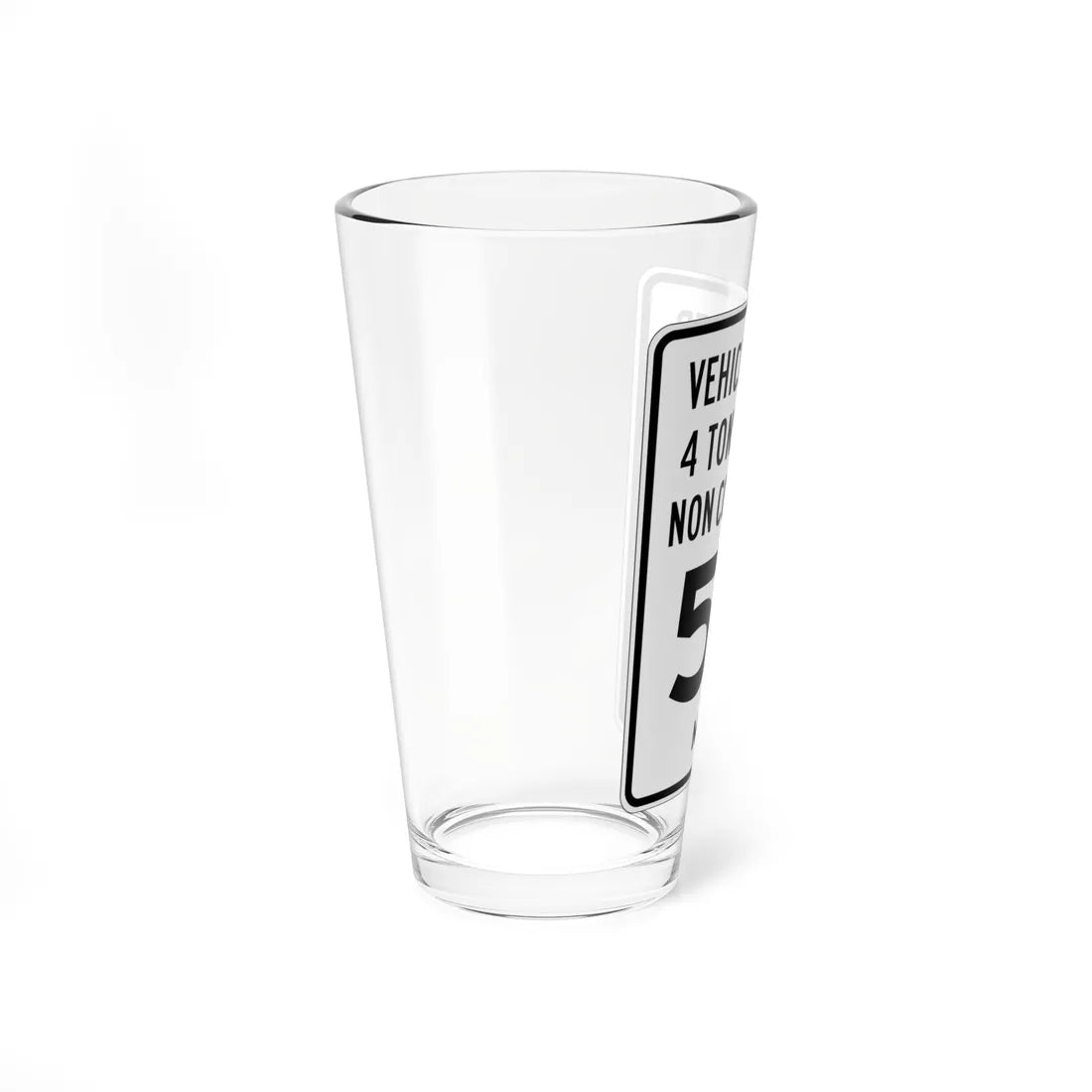 MUTCD-OH R2-H2a (Ohio) (Road Sign) Pint Glss 16oz - Go Mug Yourself