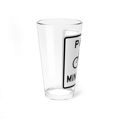 MUTCD-OH R3-H16 (Ohio) (Road Sign) Pint Glss 16oz - Go Mug Yourself