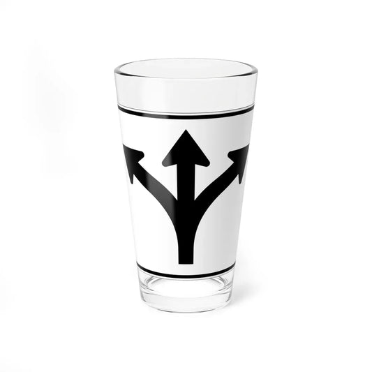 MUTCD-OH R3-H6b (Ohio) (Road Sign) Pint Glass 16oz 16oz - Go Mug Yourself